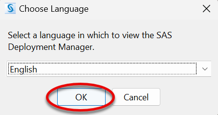 Language to install