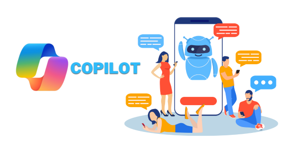copilot logo with students