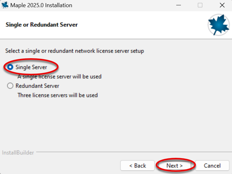 License Server Information