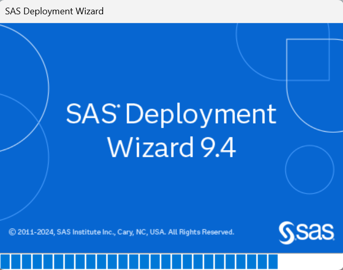 SAS deployment wizard