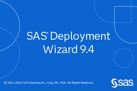 SAS deployment wizard