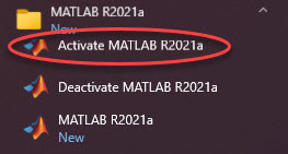 Activate Matlab