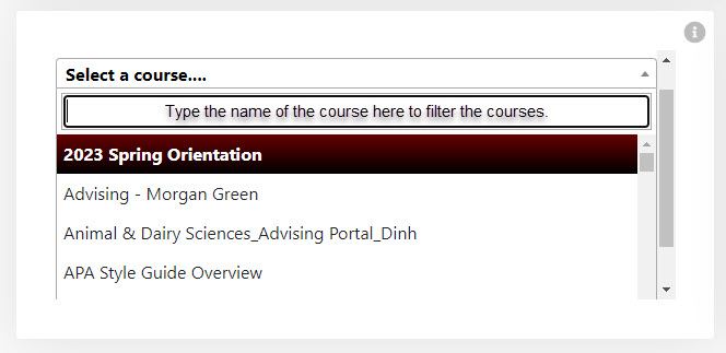 Self Enroll Menu