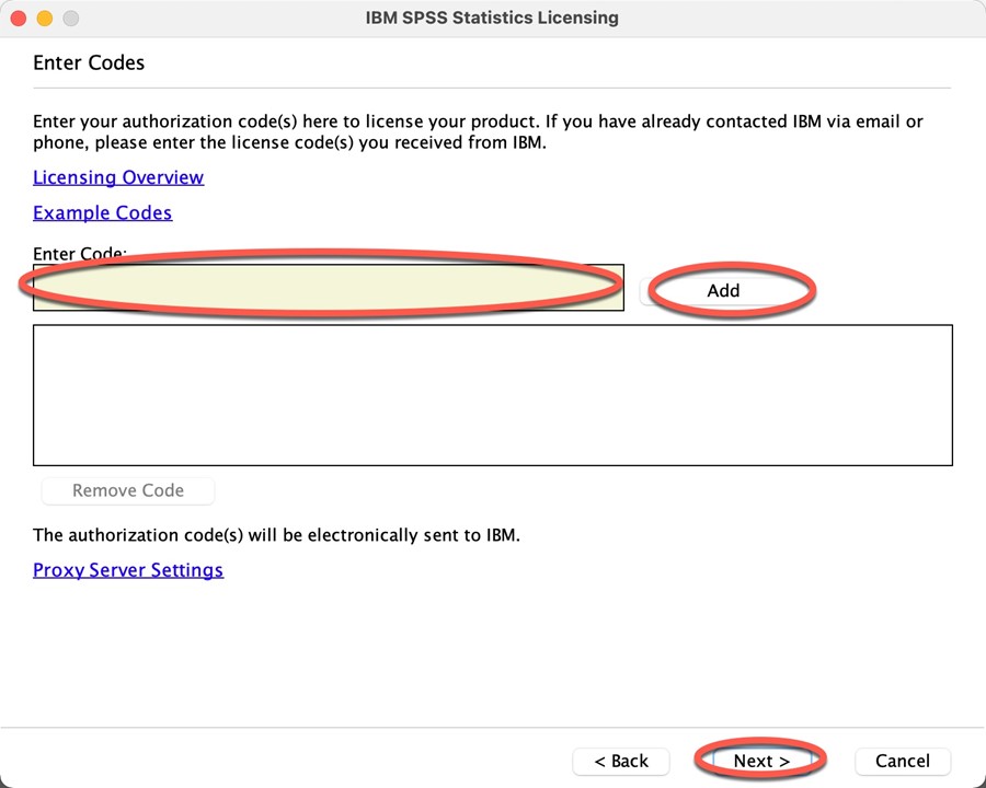 entering spss 12 license