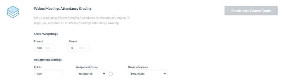 attendance settings