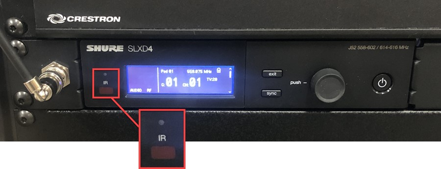 Locating the IR receiver on the POD