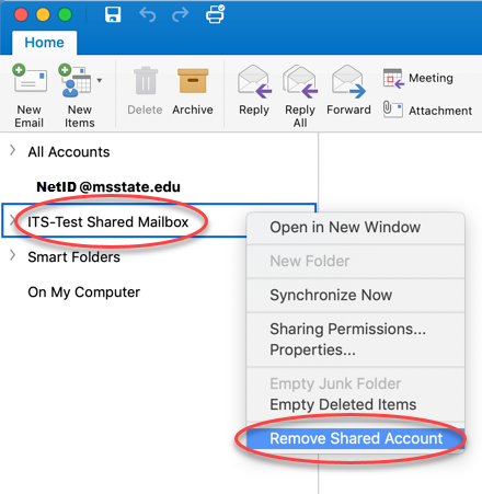 outlook separate inbox for each account mac 365