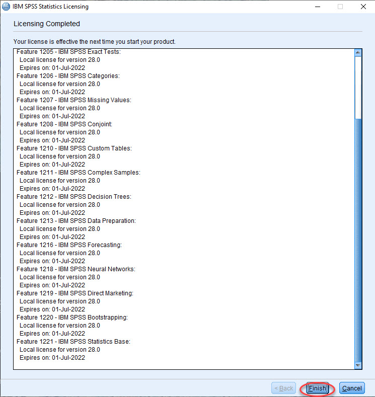 Spss 22 license authorization wizard