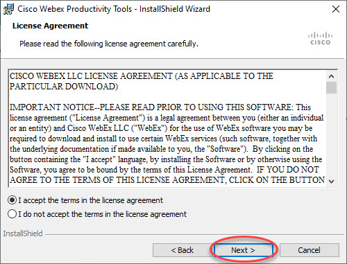 cisco webex plugin for outlook