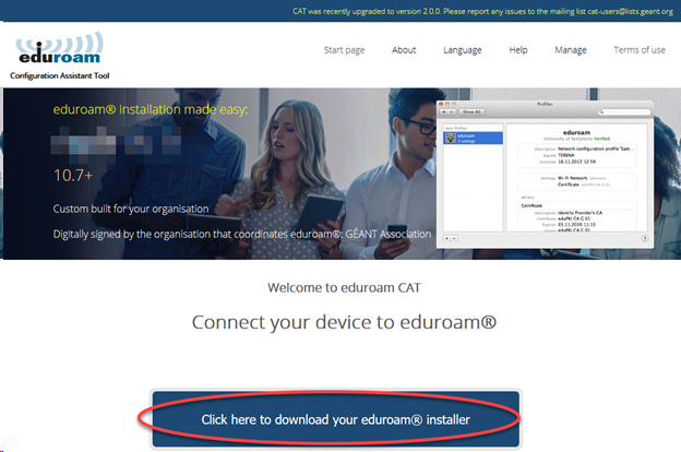 Download eduroam