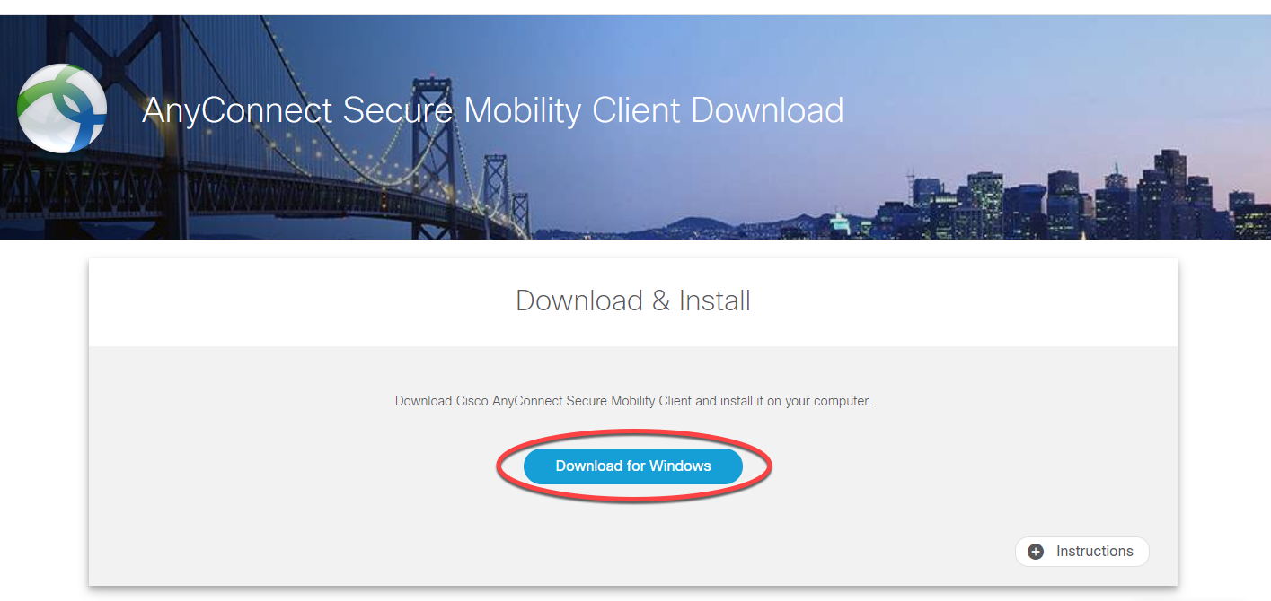 download cisco anyconnect vpn client windows 7