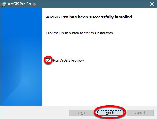 ArcGIS is installed.