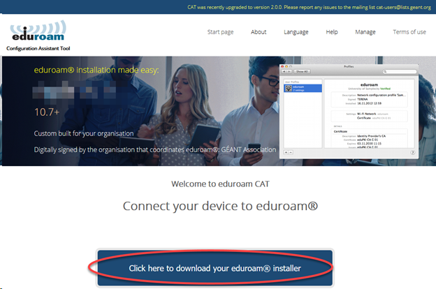 Download CAT eduroam