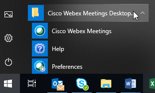 cisco webex mac startup